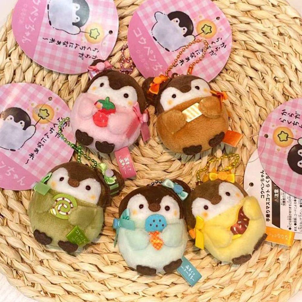 Móc Khóa Hình Chim Cánh Cụt Nhồi Bông Dễ Thương