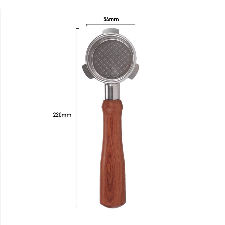 Tay cầm size 54mm không đáy 3 tai máy Breville 870/875/878/880 | Bottomless Portafilter size 54mm for Breville