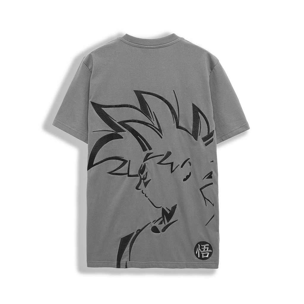 Áo Thun Nam Cổ Tròn INF In - Thêu logo Goku, Chất Vải Cotton Co Giãn,  AT010615, SOMEHOW