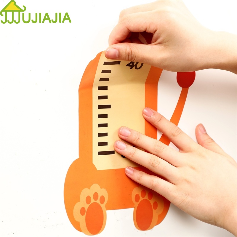 Hình Dán Thước Đo Chiều Cao JUJIAJIA Dán Tường Tháo Được Dành Cho Bé Thiết Kế Dễ Thương