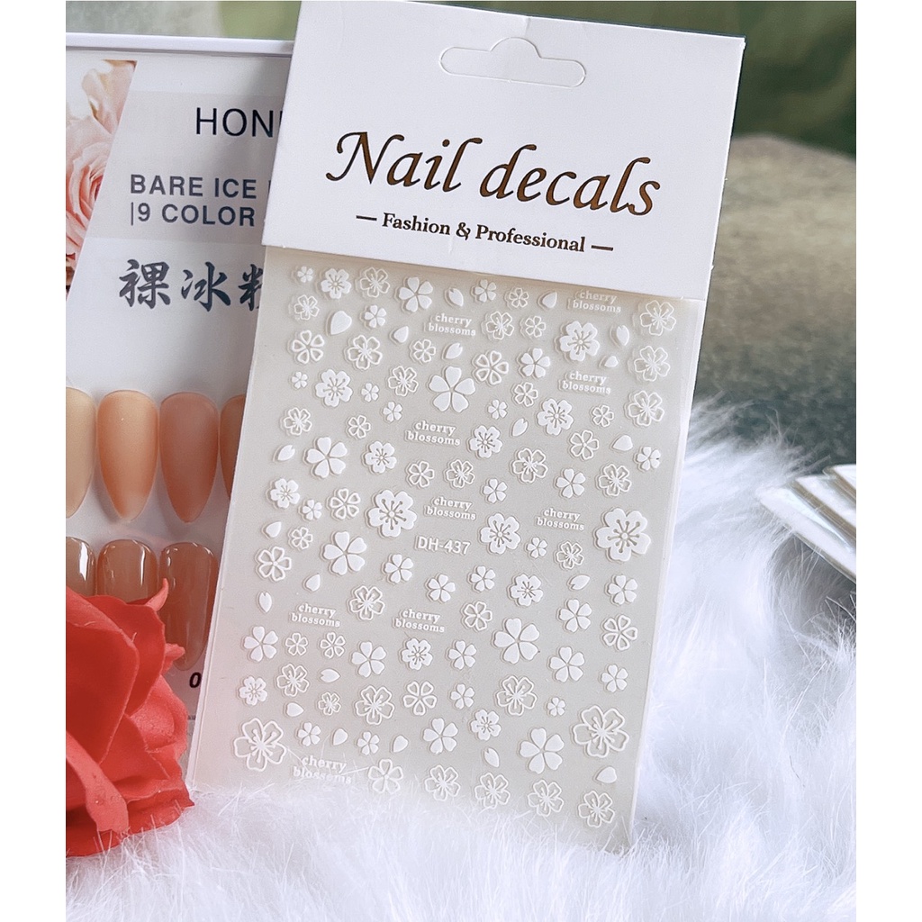 Tổng hợp stick hoa dán móng đẹp, sticker nail Hot 2022