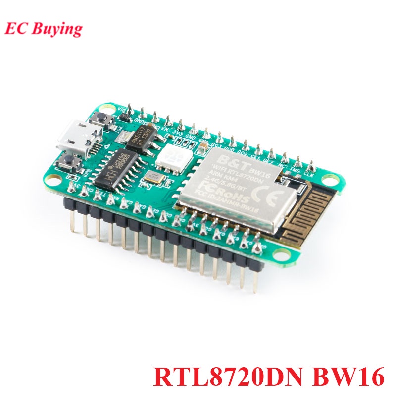Mô Đun Wifi Băng Tần Kép RTL8720DN BW16 BW16-Bit Bluetooth 5.0 IIC I2C / SPI / UART / PWM