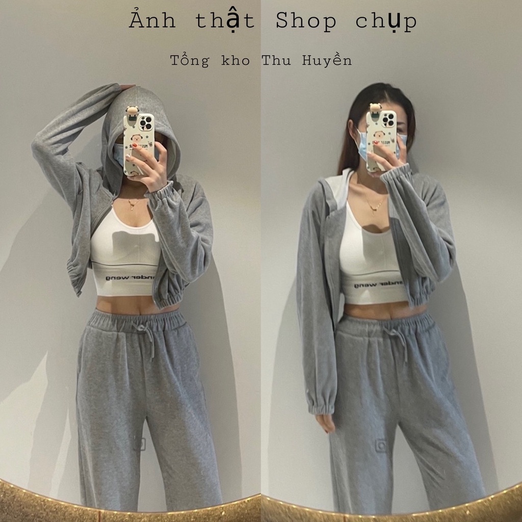 Quần Jogger Ống Rộng, Quần Ống Rộng Nỉ Nam Nữ Unisex Basic