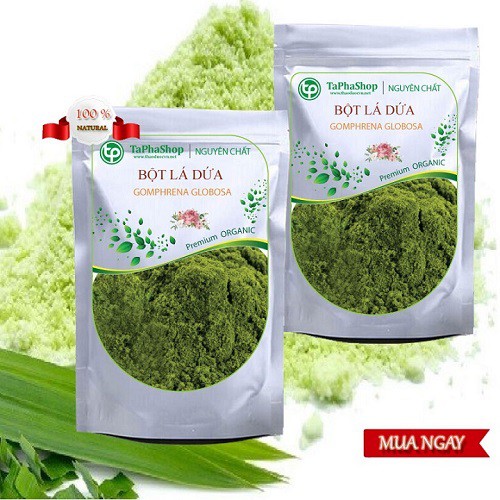 Bột lá dứa nguyên chất - cao cấp tấn phát - Hàng công ty chất lượng cao