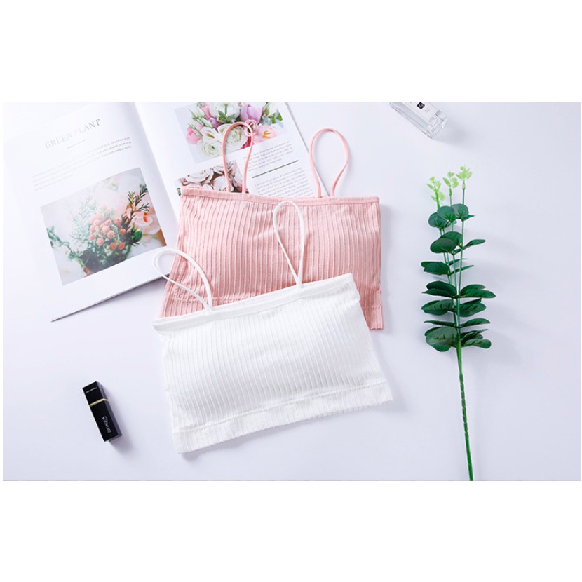 Áo bra quây croptop nữ 2 dây cá tính gợi cảm freesize 37-60kg LAVENUSA AL16