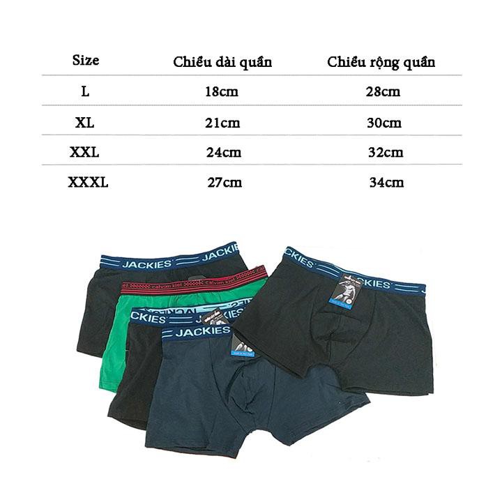Combo 5 quần sịp đùi thường 1704 cạp ngẫu nhiên dieushop