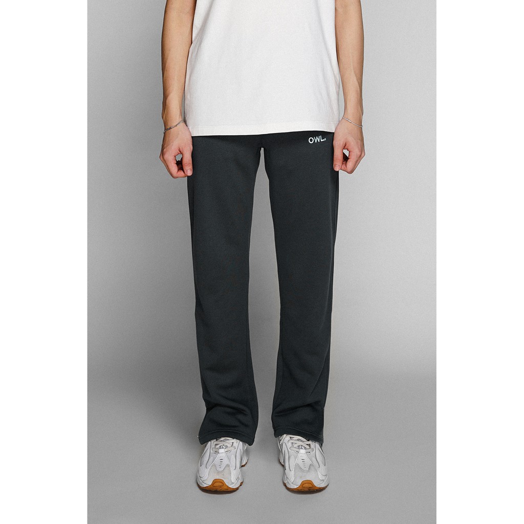 OWL BRAND® QUẦN NỈ THUN XẺ TÀ BE/ĐEN/XÁM - SPLIT SWEATPANTS BEIGE/BLACK/GREY