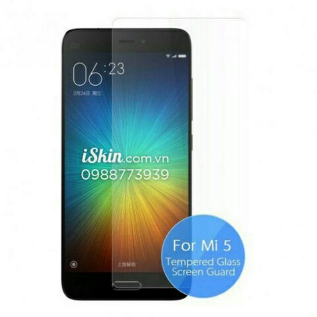 bộ 3 Dán kính cường lực xiaomi mi5