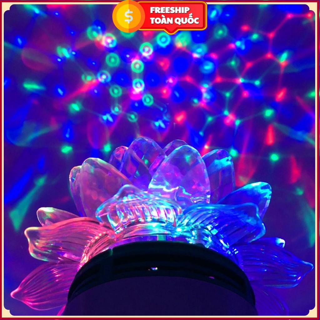Bóng Đèn Led Vũ Trường Gia Đình Xoay 360 Độ Đui Tròn - 7 Màu Cá Tính - Karaoke Tại Nhà