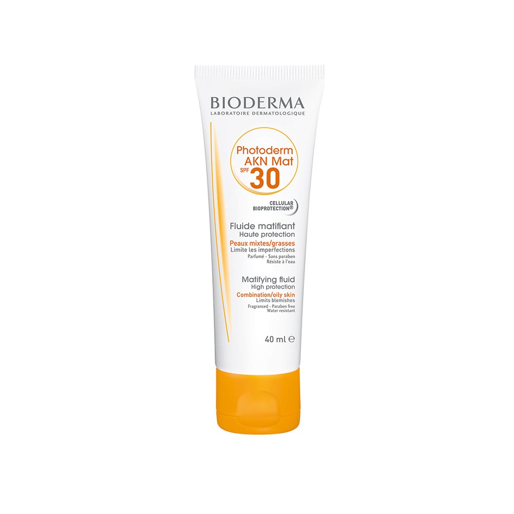 Kem chống nắng cho da hỗn hợp và da dầu Bioderma Photoderm AKN Mat SPF30 40ml