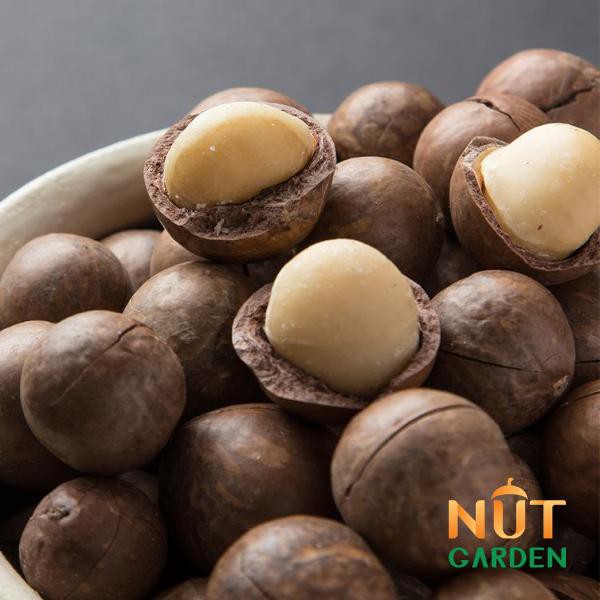 Hạt macca Úc nứt vỏ chính hãng Nut Garden - Nhập Khẩu 100% Úc - 200gr, 500gr