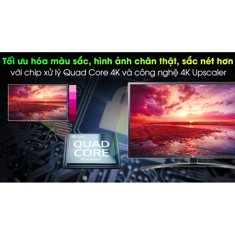 Smart Tivi LG 4K 49 inch 49UN7400PTA moi 99.99% likenew bao hanh 2 nam