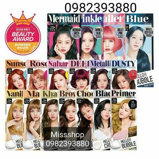Thuốc nhuộm tóc bọt biển Hello Bubble Mise en scene Hàn Quốc mẫu mới-hdt1405