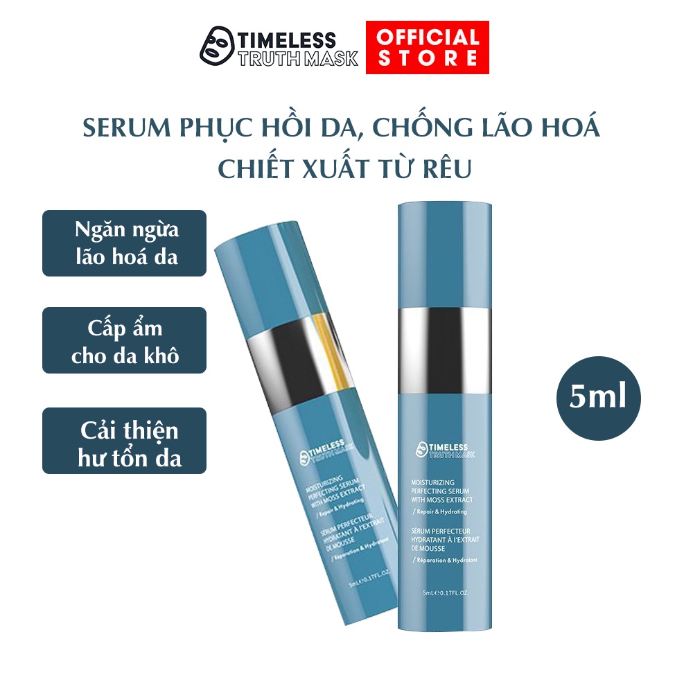 Serum dưỡng chất phục hồi da, chống lão hoá chiết xuất từ Rêu Timeless Truth Mask - Moss Extract (Chai 5ml)