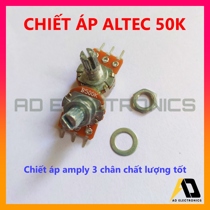 Chiết áp - Biến trở - Volume Đơn 1K/2K/5K/10K 20K 25K 50K 100K 200K 500k Altec loại 3 chân chất lượng cao dùng cho amply