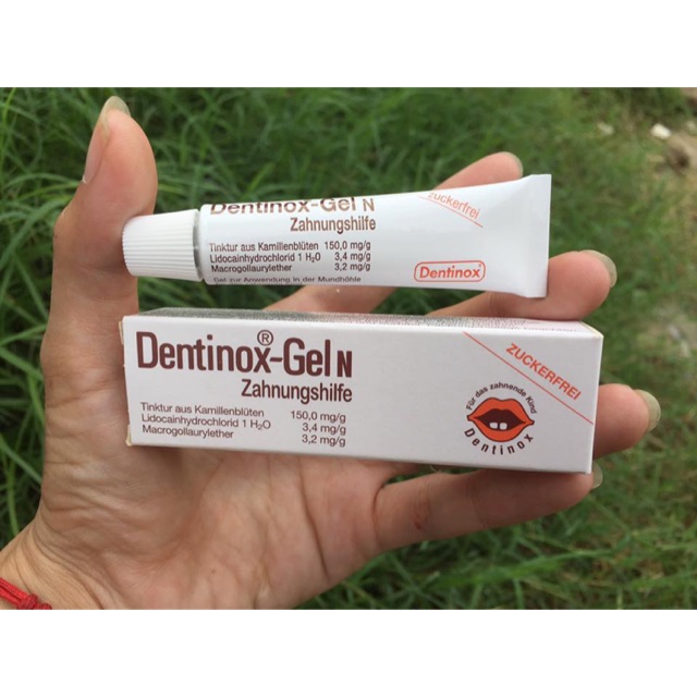 Gel bôi giảm sưng lợi cho bé Dentinox