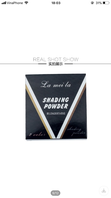 Phấn tạo khối Highlight Lameila Shading Power hàng nội địa Trung | BigBuy360 - bigbuy360.vn