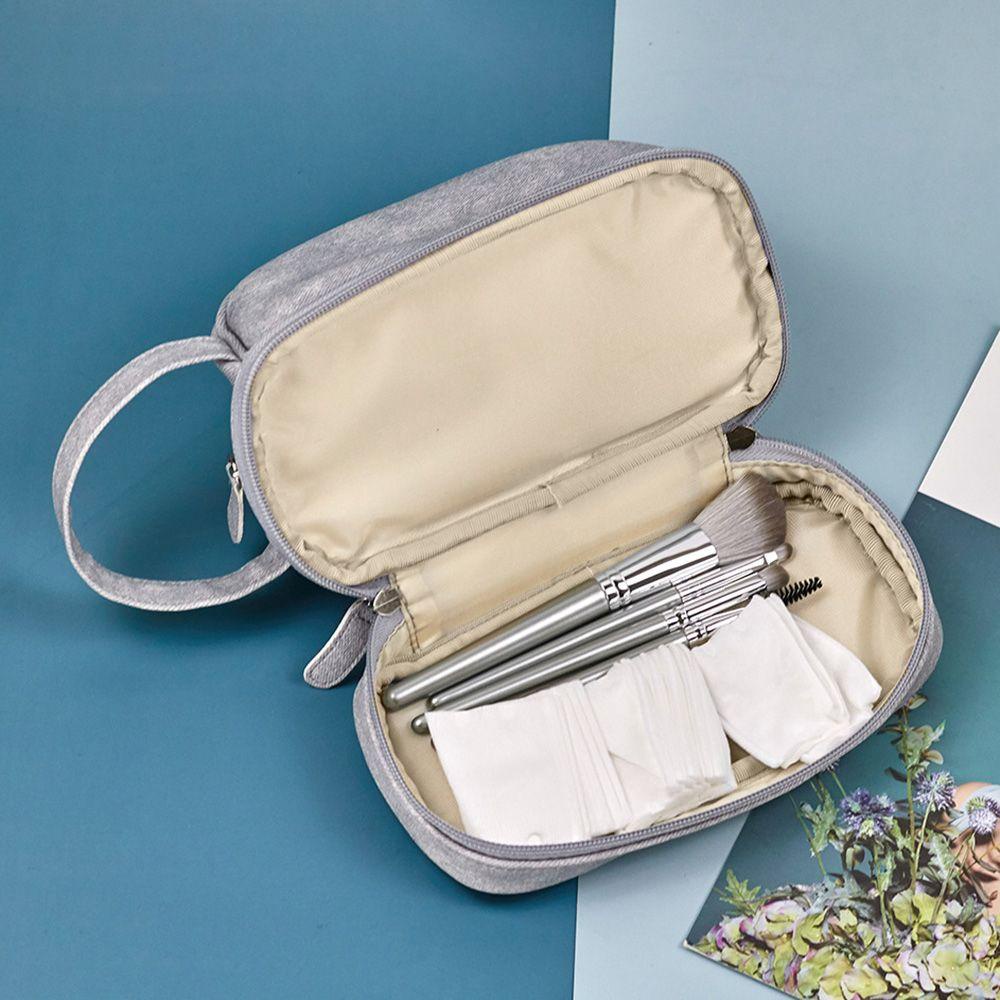 EBINLANDS Túi Denim Đựng Mỹ Phẩm Tiện Lợi Khi Đi Du Lịch