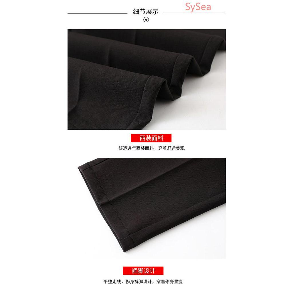 Quần Dài Màu Đen Phong Cách Hàn Quốc Thanh Lịch Cho Nữ