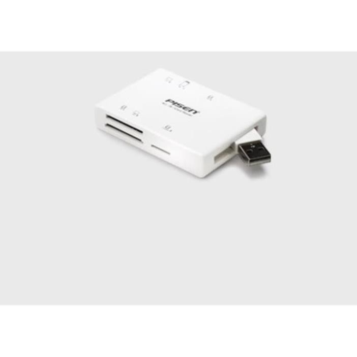 Siêu giảm giá Đầu đọc thẻ nhớ ĐA NĂNG P-I-S-E-N ALL IN ONE 6 chức năng đầu usb gập thân loại 1