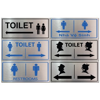 Mua Bảng toilet  bảng chỉ dẫn nhà vệ sinh  chỉ dẫn WC cao cấp giá tốt