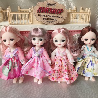 Váy cổ trang cho búp bê Baboliy cao 16cm Adhshop