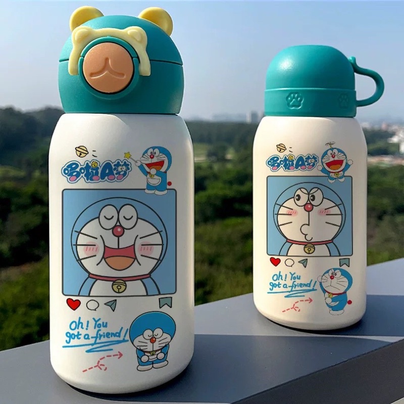 Bình Nước giữ nhiệt Doraemon cao cấp an toàn cho sức khoẻ | Mon Met Tam
