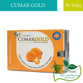 Cumargold - Hỗ Trợ Điều Trị Viêm Loét Dạ Dày Hộp 30 Viên
