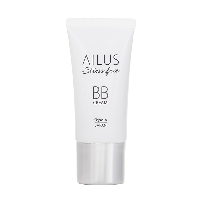 Kem nền trang điểm đa chức năng BB Cream Naris Ailus Stress Free 30g, che khuyết điểm kiềm dầu tốt nhất của Nhật