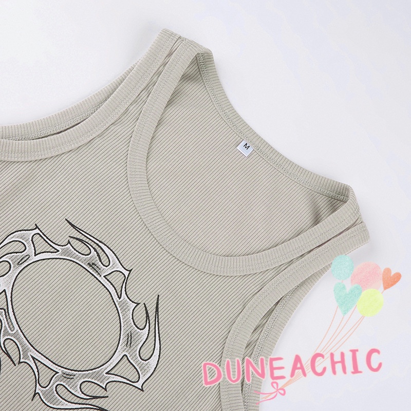 Áo Tank Top In Họa Tiết Thời Trang Mùa Hè Cho Nữ