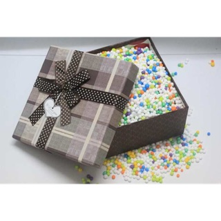 Combo hộp quà và hạt xốp lót m a t