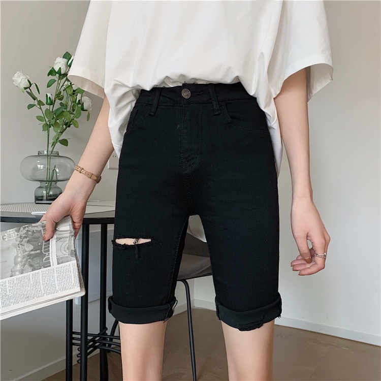 Quần short denim Xiaozhainv XZ6