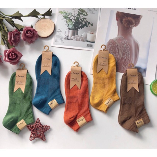 Set 10 Đôi Tất Len Gân Nữ Loại Mới Cao Cấp