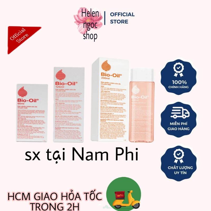 Bio - Oil Giúp Mờ Sẹo Và Giảm Rạn Da Hiệu Quả, Chậm Quá Trình Lão Hóa Da 25Ml/ 60Ml/ 125Ml/ 200Ml