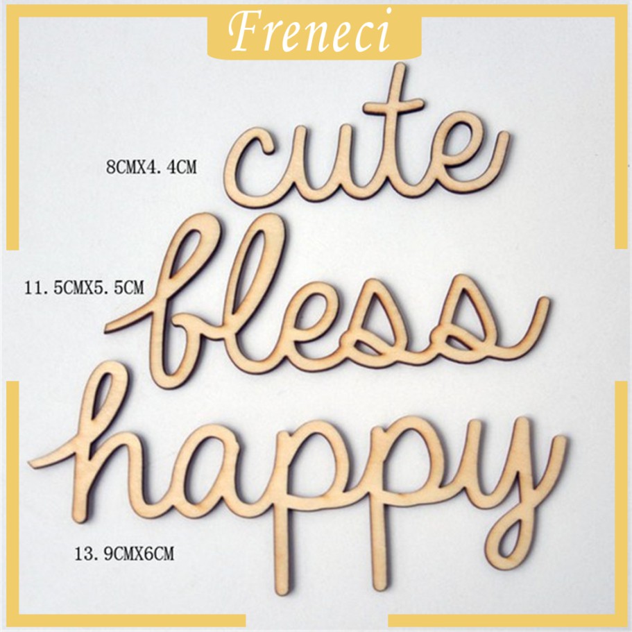 Set 6 Chữ Gỗ Happy Together Sáng Tạo Trang Trí Nhà Cửa