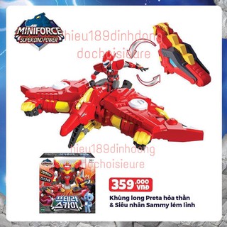BIỆT ĐỘI SIÊU NHÂN NHÍ Sammy lém lỉnh Khủng long Preta hoả thần MINIFORCE 3 304005