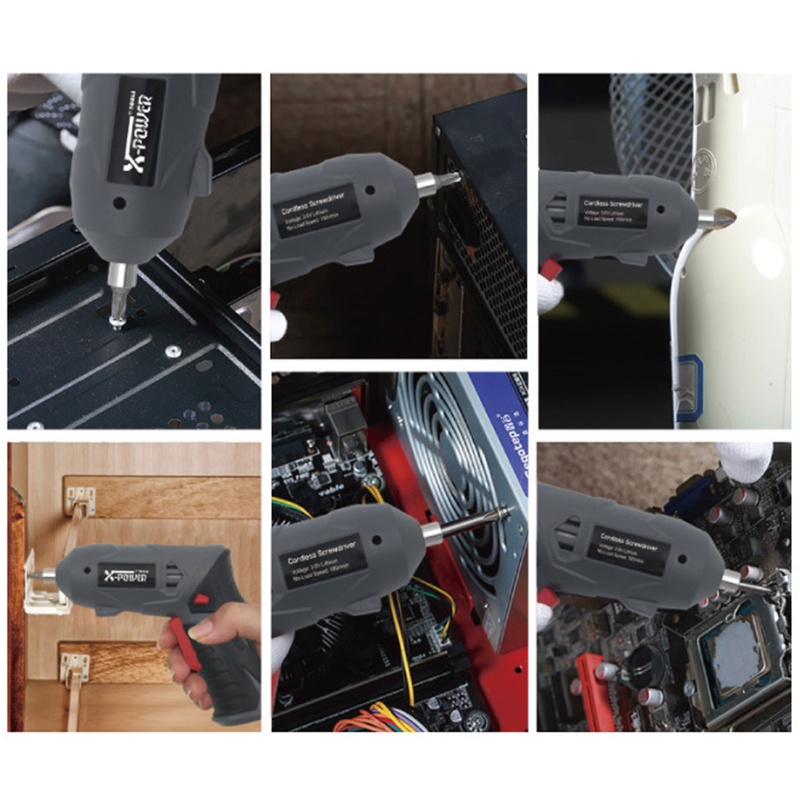 Máy Khoan Điện Không Dây Từ Tính 3.6V Chuyên Dụng Cho Đèn LED