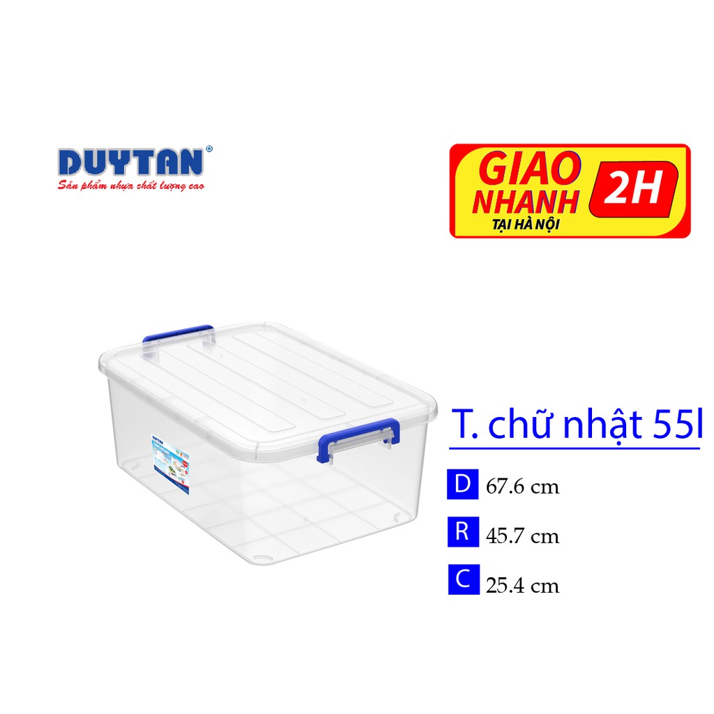 (Hà Nội) Thùng Nhựa Cao Cấp Duy Tân - Nhiều Kích Thước (Hàng Chính Hãng)