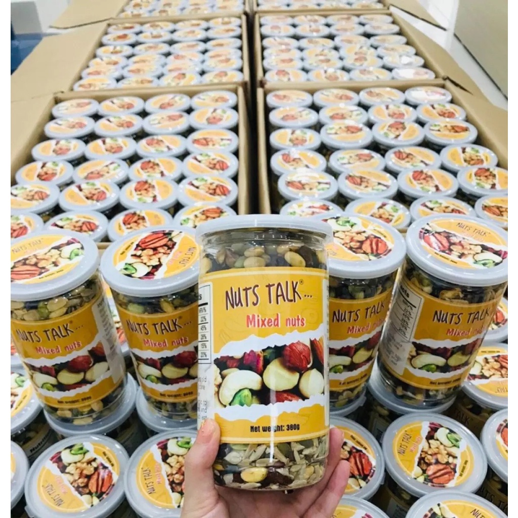 HẠT HỖN HỢP MIXED NUTS-NUTS TALK (380G)