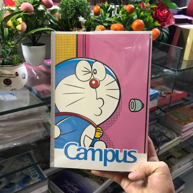 Vở kẻ ngang Campus DORAEMON SMILE 120trang có chấm