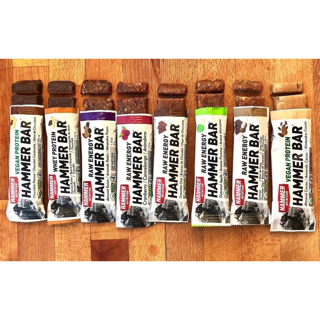 Thanh Năng Lượng Raw Energy Hammer Bar - Bổ sung năng lượng và dinh dưỡng khi luyện tập, thi đấu (Hộp 12 Thanh)