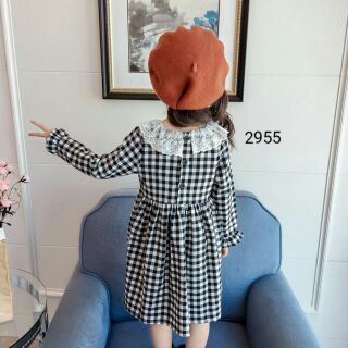 Váy thô Hàn Quốc kẻ caro