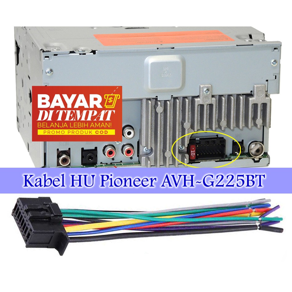 Dây Cáp Chuyển Đổi Đầu Avh-g225bt Pioneer Avh G225bt Avhg225bt Hu Pioneer