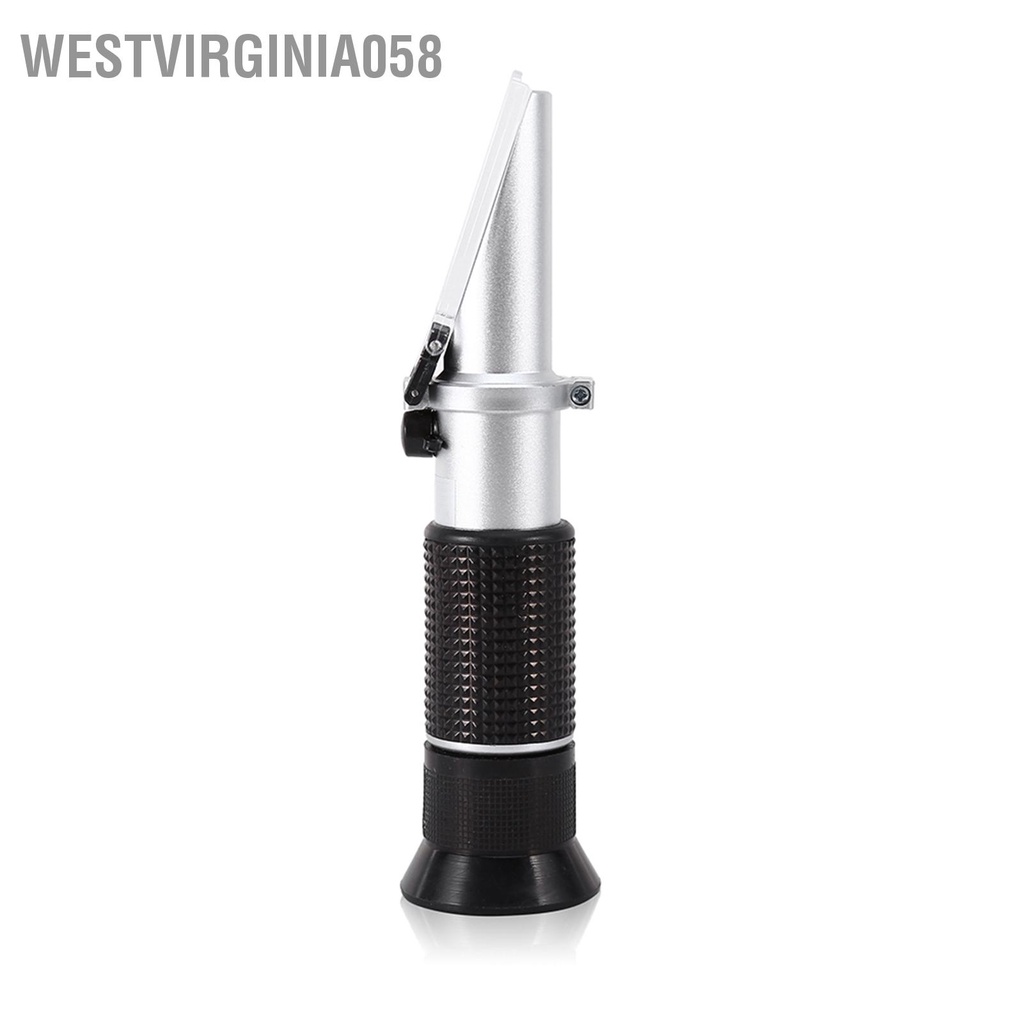 Westvirginia058 Khúc xạ kế Glycol Xe ô tô Chống đông pin Công cụ kiểm tra chất làm mát động cơ axit RHA-503ATC