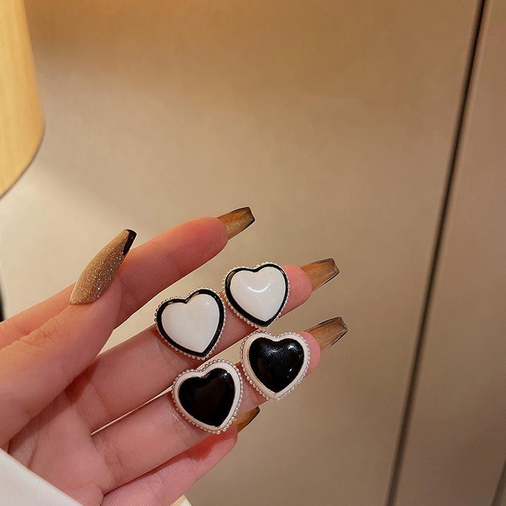 Bông Tai Dáng Dài Hình Trái Tim Phong Cách Vintage Thời Trang Dự Tiệc Cho Nữ