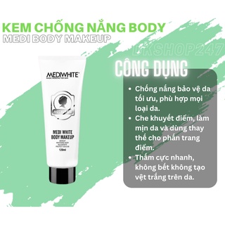 KEM TRANG ĐIỂM TRẮNG DA TOÀN THÂN MEDI WHITE [CHÍNH HÃNG]