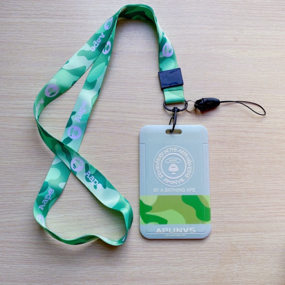 Dây đeo thẻ học sinh có hình ngộ ngĩnh siêu sinh, dây đeo thẻ họa tiết đáng yêu giá rẻ cực bền