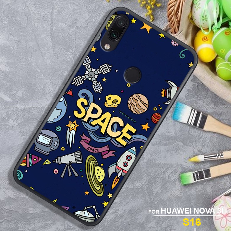 ỐP ĐIỆN THOẠI HUAWEI NOVA 3I - HUAWEI NOVA 3E - HUAWEI NOVA 3 HÌNH HÌNH VŨ TRỤ HUYỀN ẢO SIÊU ĐẸP GIÁ RẺ