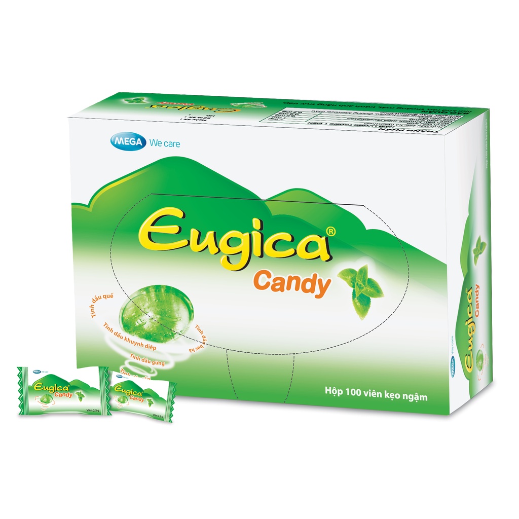 KẸO EUGICA (HỘP 100 VIÊN)