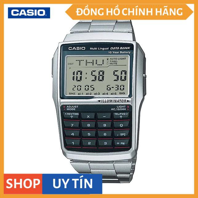 Đồng hồ nam dây kim loại DATA BANK chính hãng Casio DBC-32D-1ADF [HÀNG CHÍNH HÃNG]